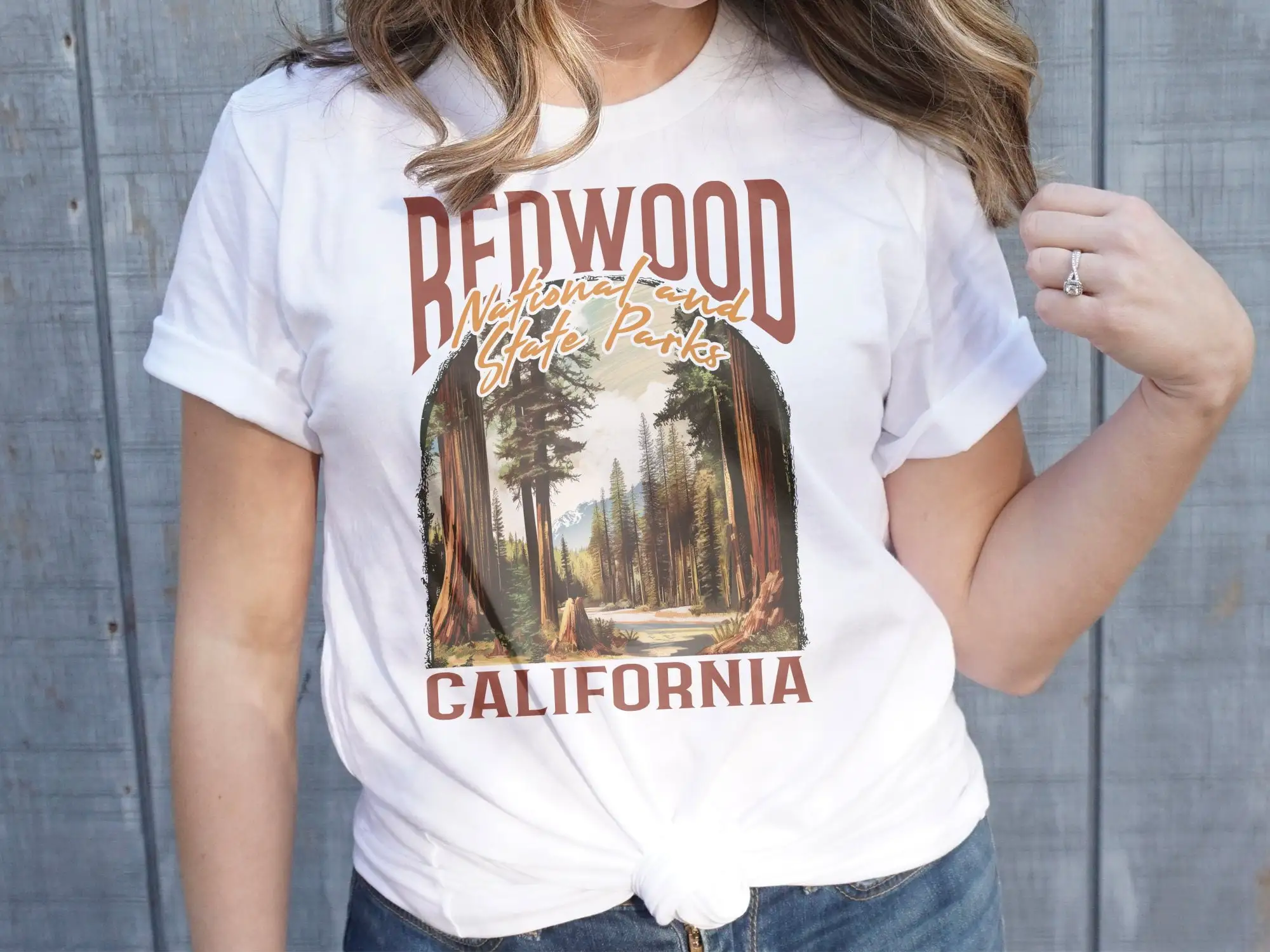 Outdoor Adventure Vacations - T-shirt des parcs nationaux et étatiques