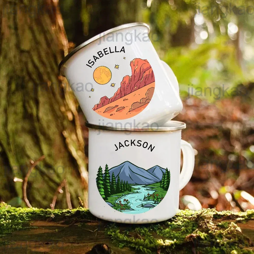 Outdoor Adventure Names - Tasses de camping-car personnalisées, nom personnalisé,