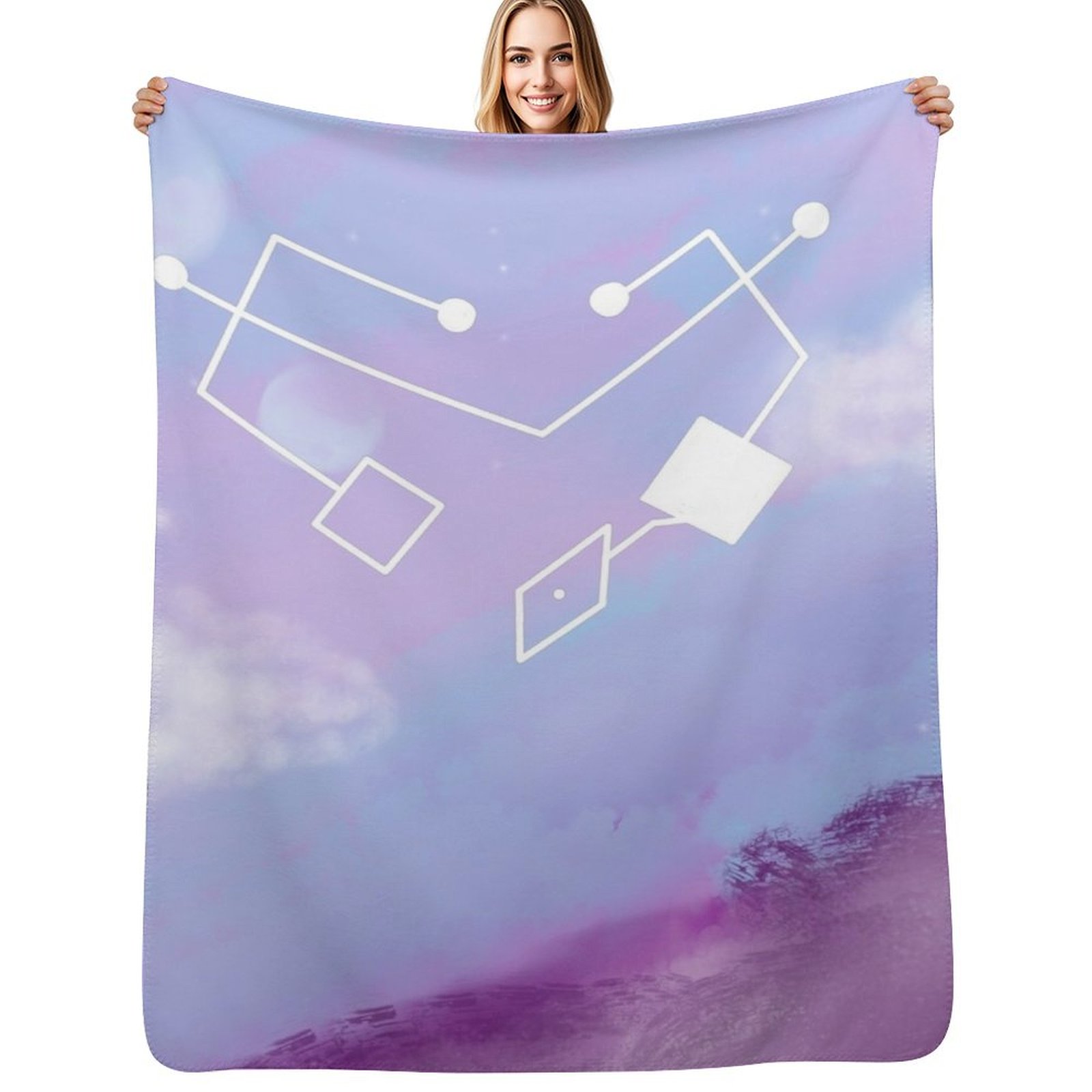 Space Blanket Heavy - Couverture décorative Heart & Space, épaisse