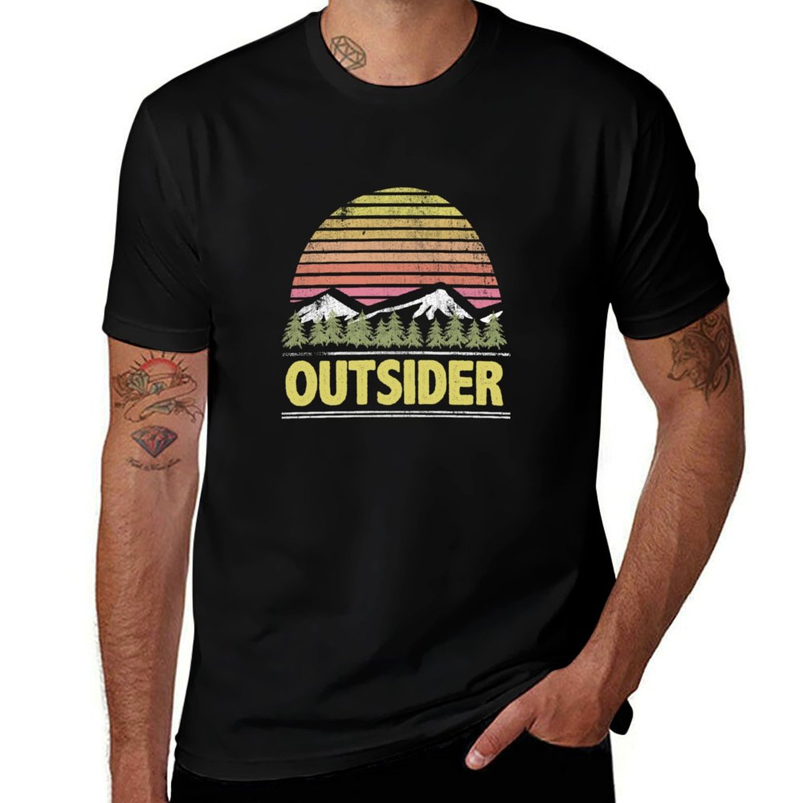 Outdoor Adventure Vacations - Emmène-moi dans les montagnes, T-shirt rétro
