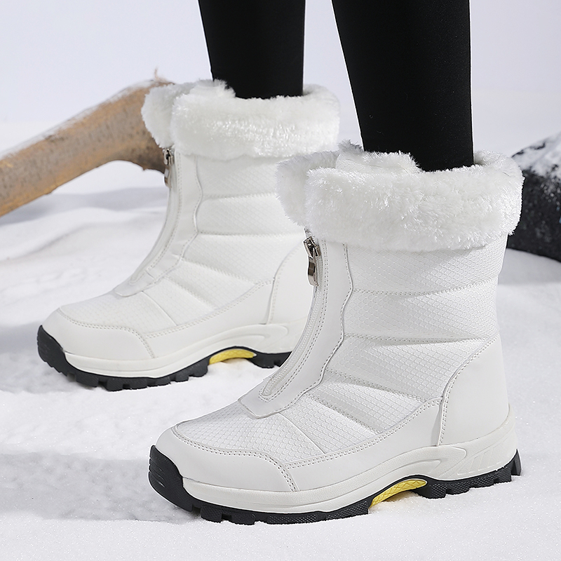 Outdoor Adventure Hiking - Bottes de neige montantes imperméables pour