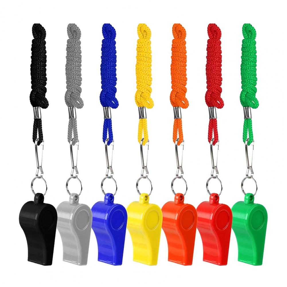 Emergency Whistle Pea - 10 pièces sifflets en plastique avec
