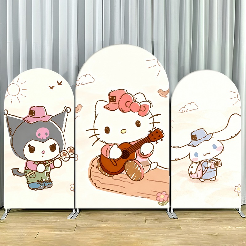 Outdoor Adventure Friends - Housse de toile de fond 2D