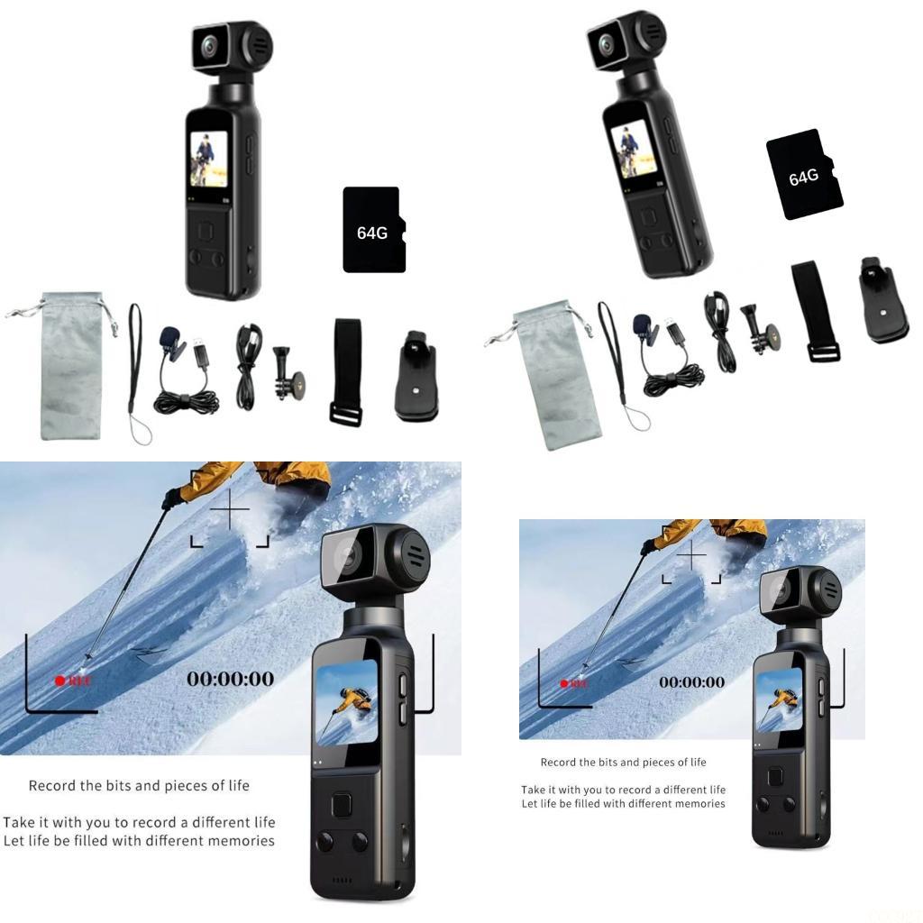Outdoor Adventure Series - Enregistreur sport poche 5K B03F, objectif