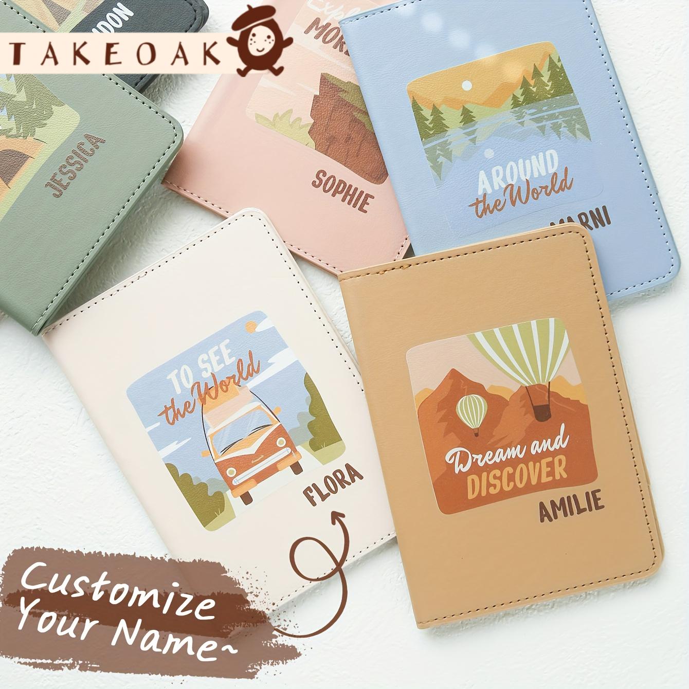 Porte-passeport en cuir person - Outdoor Adventure Names avis et prix