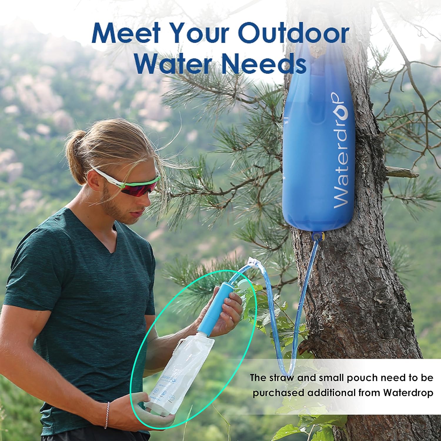 Sac à eau Waterdrop Gravity, c - Water Filter Straw avis et prix