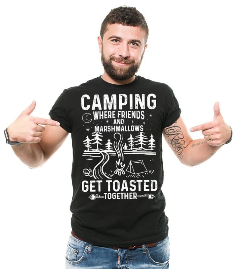 T-shirt court pour hommes, ave - Outdoor Adventure Friends avis et prix