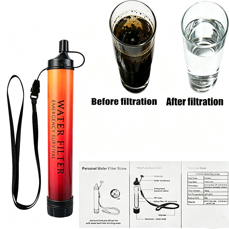 Paille filtrante de survie d'u - Water Filter Straw avis et prix