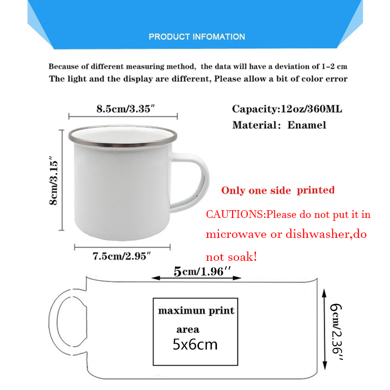 Tasses de camping en émail per - Outdoor Adventure Names avis et prix